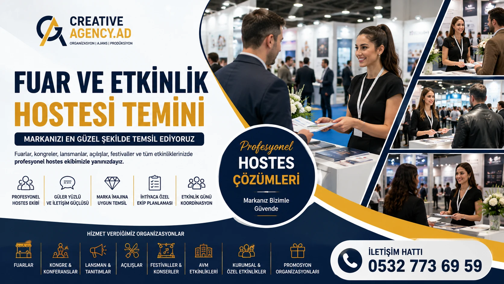 Fuar ve Etkinlik Hostesi Temini